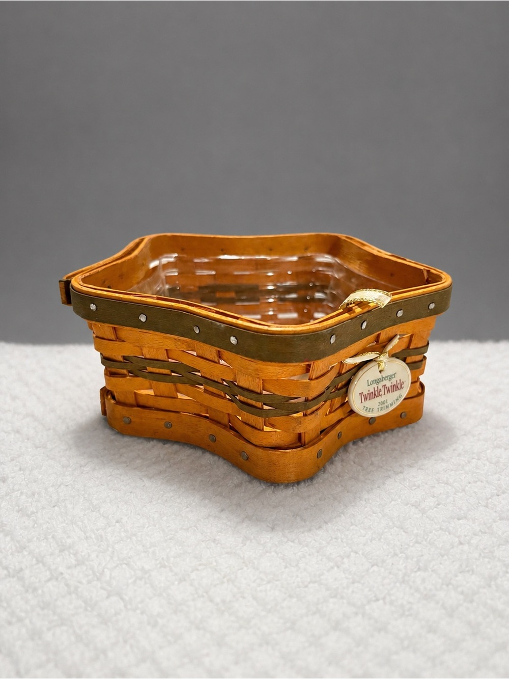 Longaberger Twinkle Twinkle Star Basket Vintage Collectible